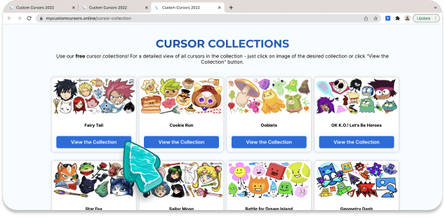 Collections of Custom Cursors 